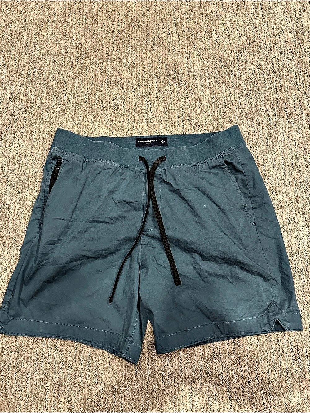 Abercrombie & Fitch YPB motionTEK Unlined Training Short Blue